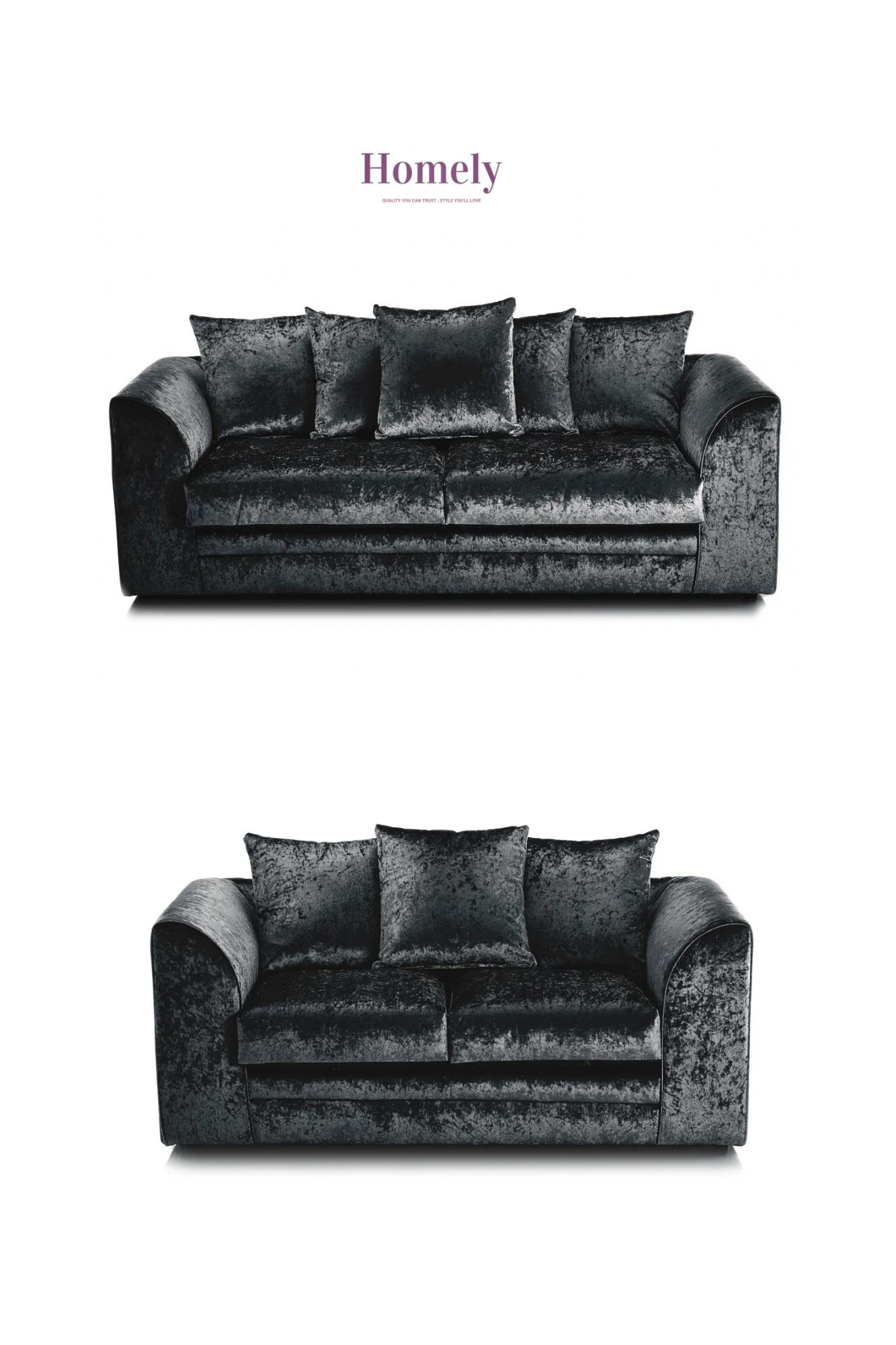 Crushed Velvet Sofas
