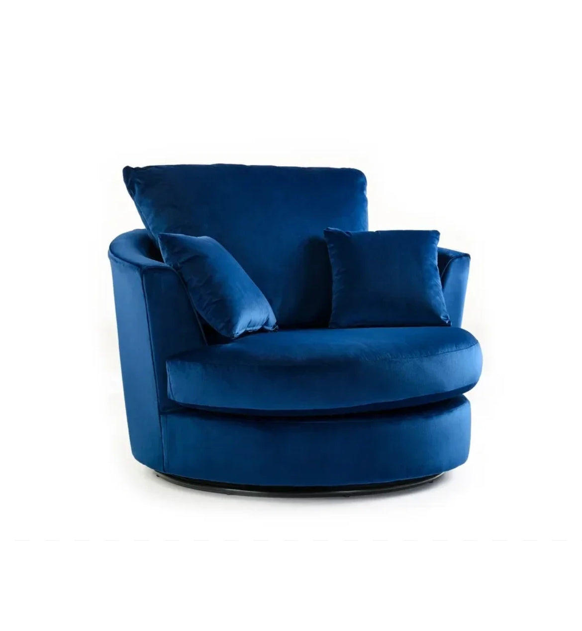 PV- PLUSH VELVET SWIVEL CHAIR (LOVESEAT)