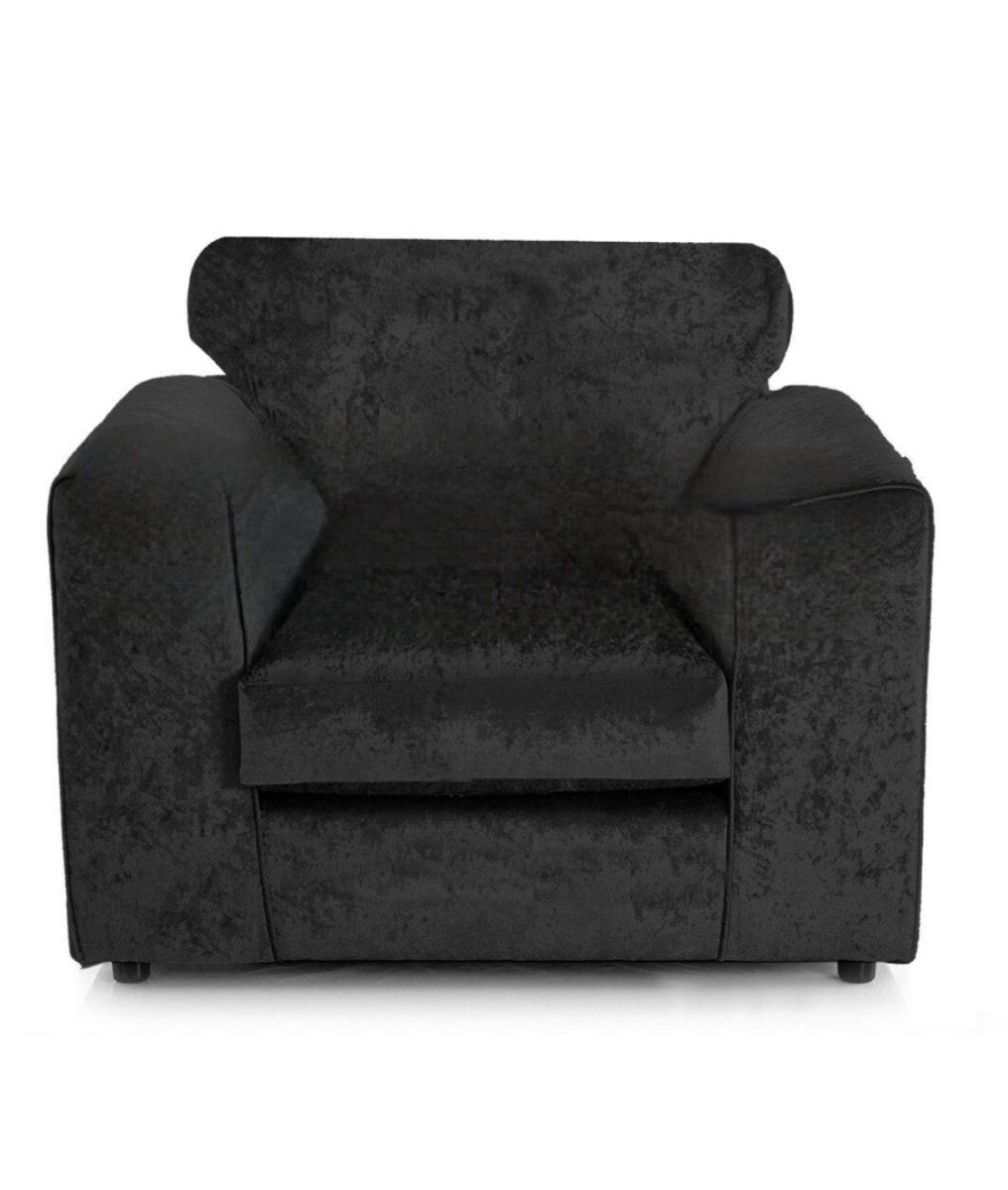 CV ~ CRUSHED VELVET ARMCHAIR - Homely Sofas