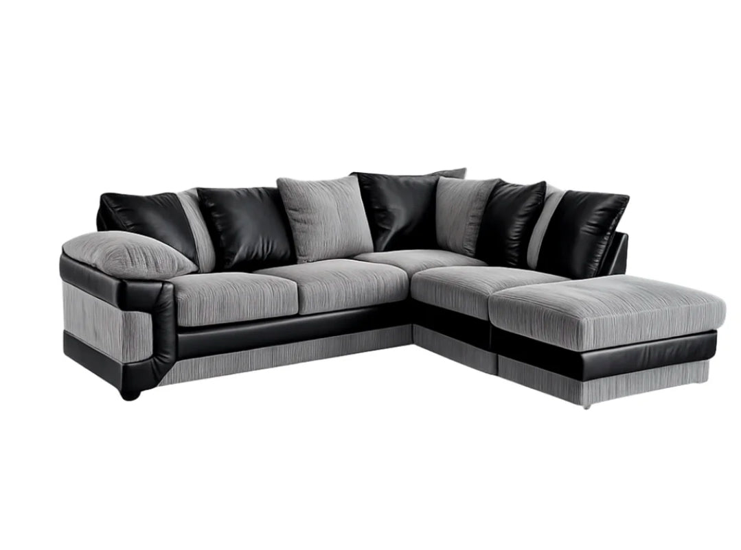 AMARA DINO~ CORNER SOFA (SCATTER CUSHIONS) - Homely Sofas