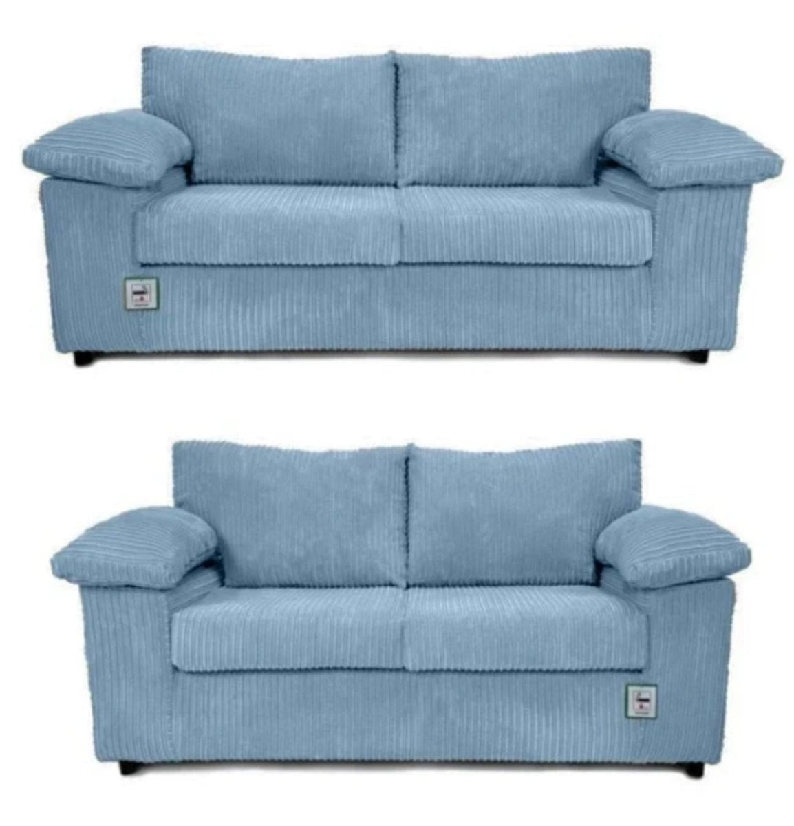 ALMAFI ~ New Sky Blue (Special colour) 3 seater / 2 seater / 3+2 Sofa Suite - Homely Sofas