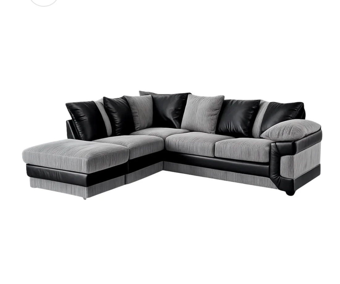 AMARA DINO~ CORNER SOFA (SCATTER CUSHIONS) - Homely Sofas