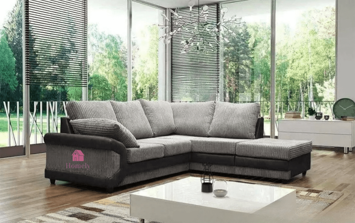 AMARA DINO ~ CORNER SOFA (HIGH BACK CUSHIONS) - Homely Sofas