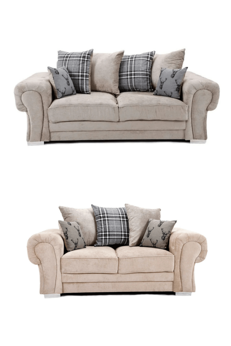 VERONA ~ 3+2 SEATER SUITE⭐️ PACKAGE DEAL (SCATTER & FULL BACK AVAILABLE) - Homely Sofas