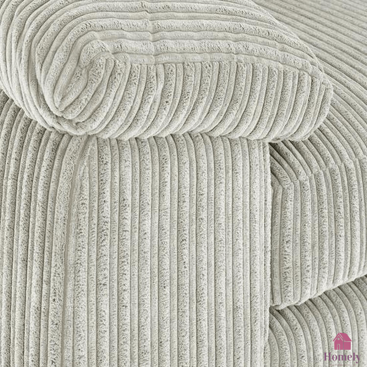 ALMAFI - JUMBO CORD CORNER SOFA EXCLUSIVE - Homely Sofas