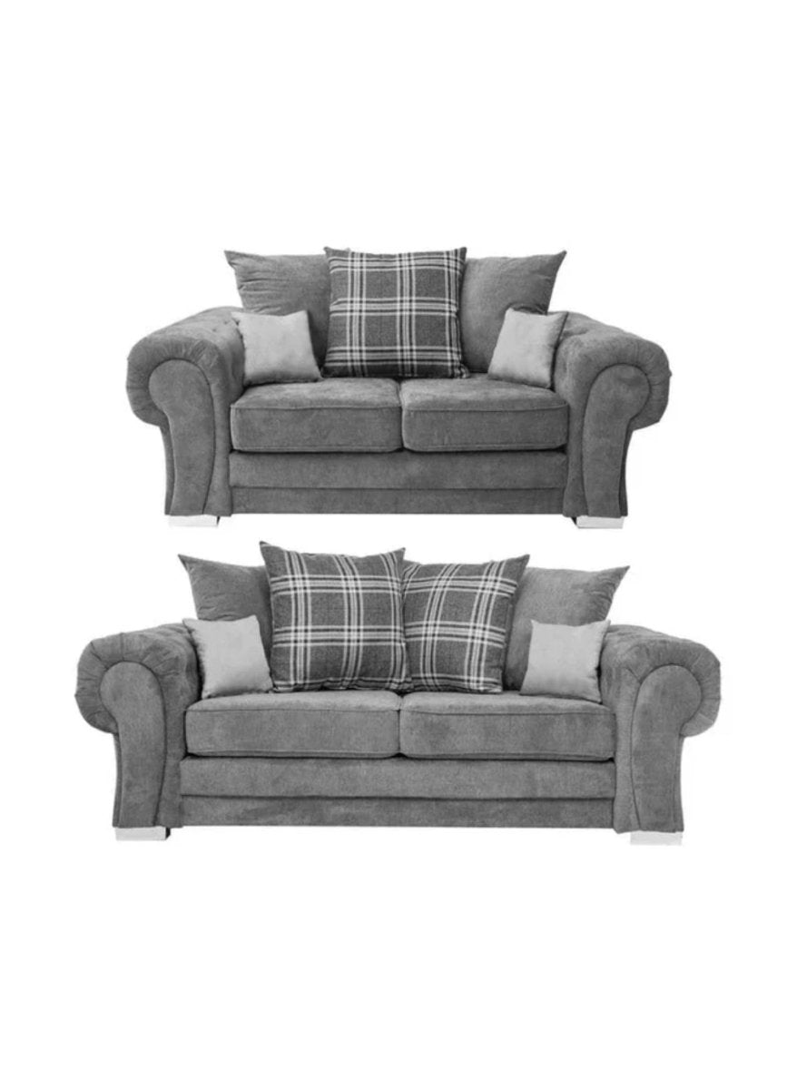VERONA ~ 3+2 SEATER SUITE⭐️ PACKAGE DEAL (SCATTER & FULL BACK AVAILABLE) - Homely Sofas