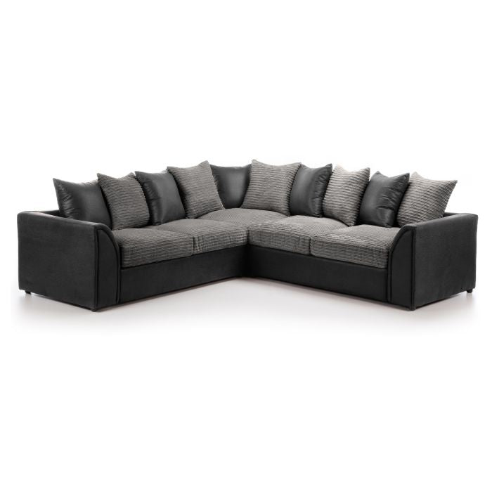 Byron 2C2 Corner Sofa: Stylish L-Shaped Design - Homely Sofas