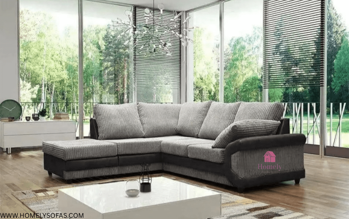 AMARA DINO ~ CORNER SOFA (HIGH BACK CUSHIONS) - Homely Sofas